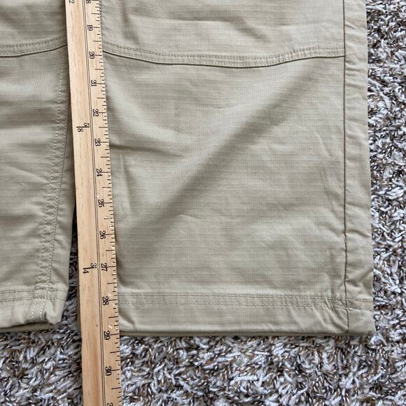 Prana Palisades Ripstop Utility Pant Women 10 Sandstone 29" Relaxed Straight Leg - Picture 11 of 13
